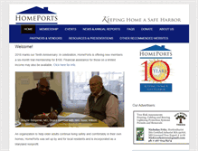 Tablet Screenshot of homeports.org